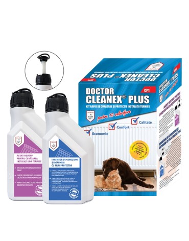 Megoldás pentru tisztítás és védelem rendszerek hő Doctor Cleanex Plusz
